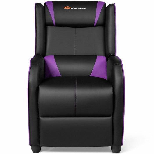 Home Massage Gaming Recliner Chair-Purple