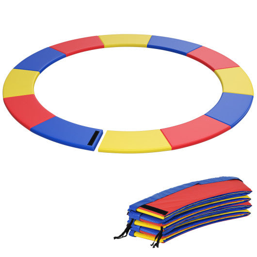 10 Feet Trampoline Pad Replacement Safety Pad with Fixing Straps (Multicolor)
