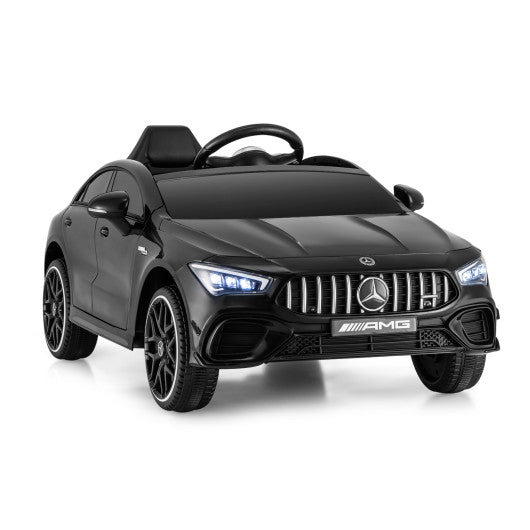 12V Kids Ride on Car Mercedes-Benz AMG CLA 45 with Remote-Black
