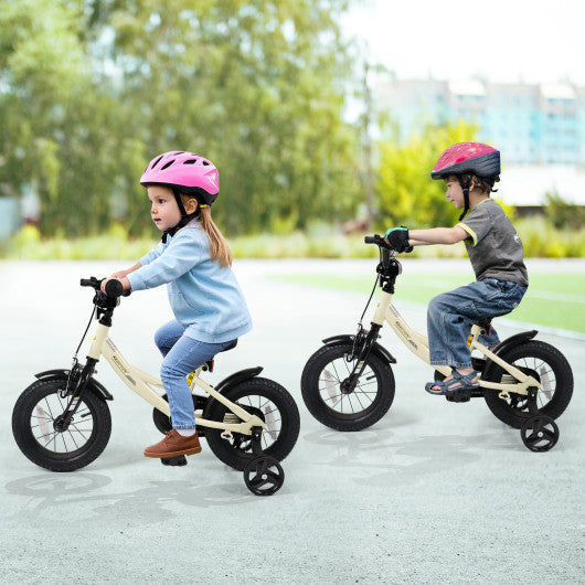 12 Inches Kids Bike Sport Bicycle with Removable Training Wheels