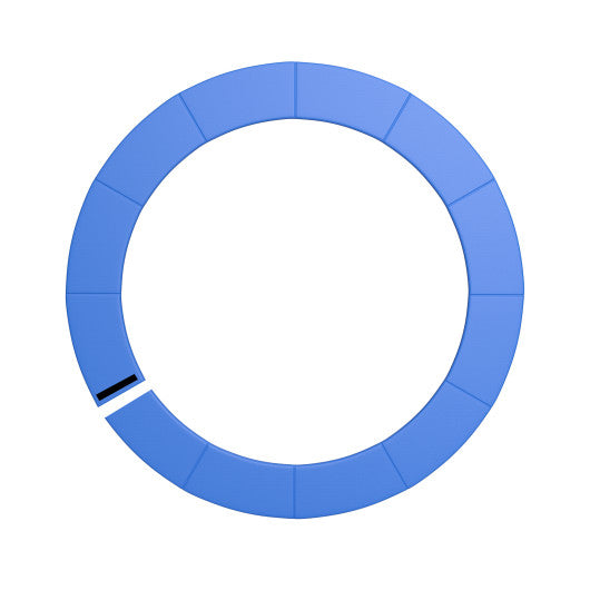 12 Feet Trampoline Pad Replacement Safety Pad with Fixing Straps (Blue)