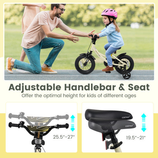 12 Inches Kids Bike Sport Bicycle with Removable Training Wheels