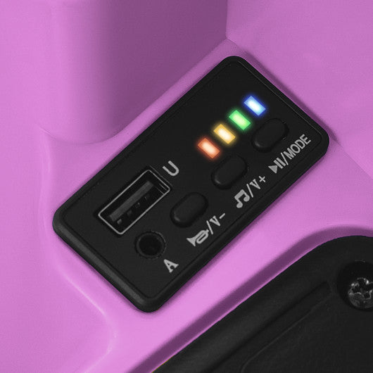 12V 360¡ã Ride on Bumper Car for Toddlers with Remote Control-Pink