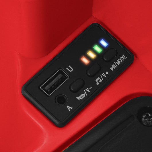 12V 360¡ã Ride on Bumper Car for Toddlers with Remote Control-Red