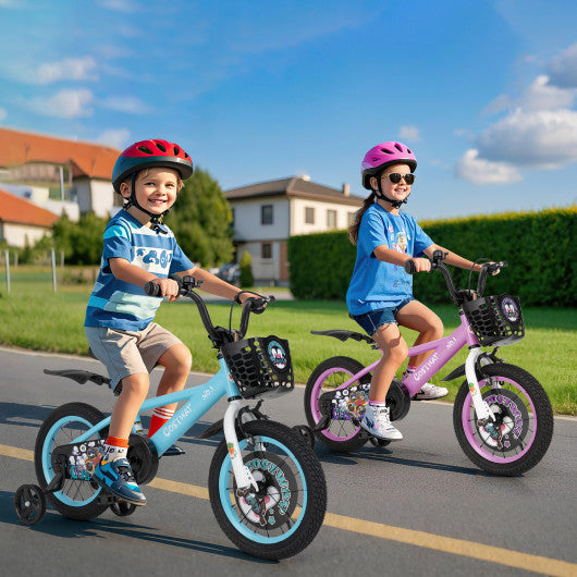 14 Inch Kids Bike for 3-5 Years Old Sport Bicycle with Adjustable Handlebar and Saddle-14 inches