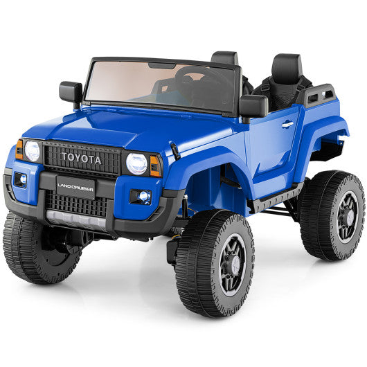 24V 2 Seater Ride on Car 4WD/2WD Switchable for Kids with Remote for Ages 3+-Navy