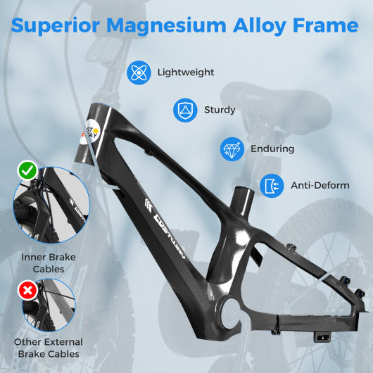 16 Inch Kids Bike Lightweight with 2 Removable Training Wheels for Aged 4-7-16 inches