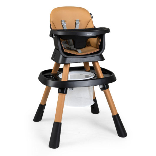 16-in-1 Baby High Chair with Activity Center and Booster Seat for Babies and Toddlers-Black