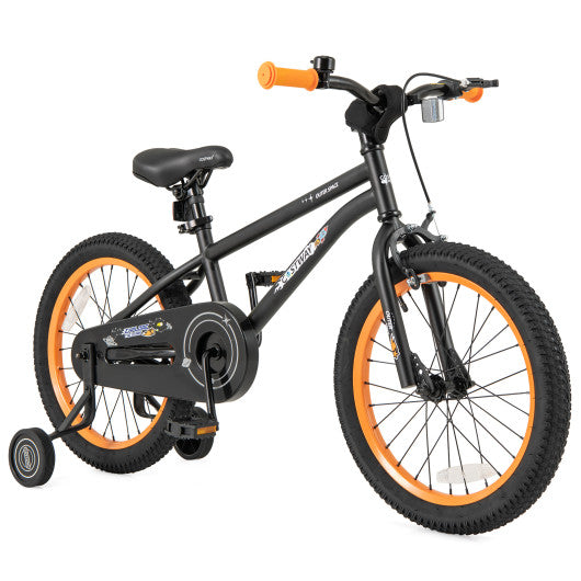 18-Inch Kids Bike Sport Bicycle for 4-8 Years Old with Adjustable Seat-18 inches