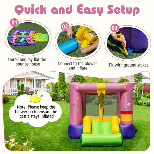 Bouncy Castle with Jumping Area and 480W Blower
