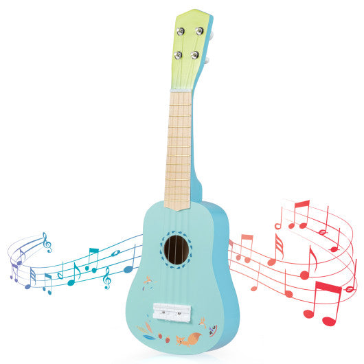 21 Inch Ukulele Guitar for Kids with Basswood Body for 3+ Years Old
