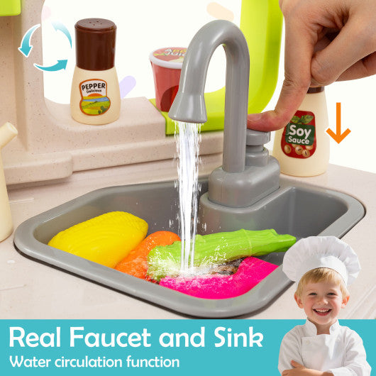 Kids Kitchen Playset-Blue