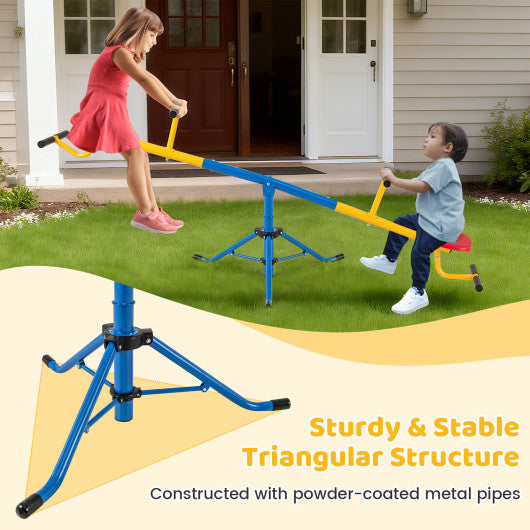 360¡ãRotation Kids Seesaw Swivel Teeter Totter Playground Equipment