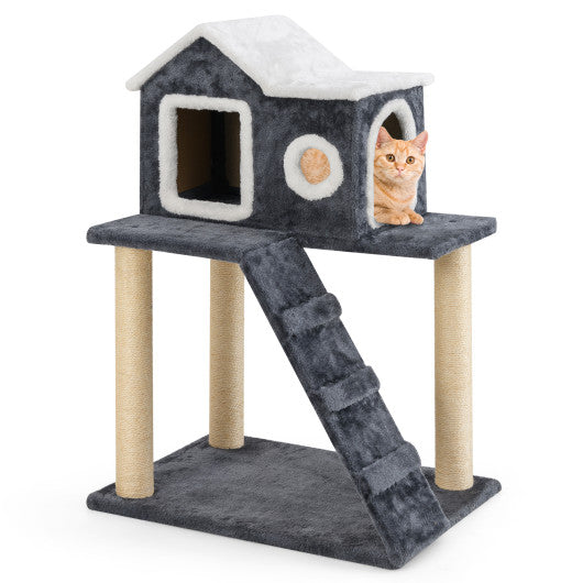 36 Inch Tower Condo Scratching Posts Ladder Cat Tree