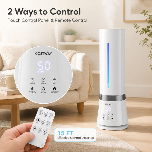 5.5L Cool Mist Humidifiers with Remote Control and 12 Hours Timer