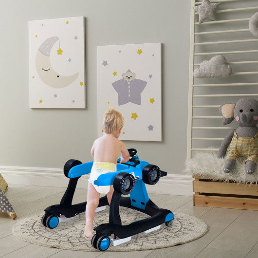 5-in-1 Baby Walker with Adjustable Height and Speed for Boys Girls 6-18 Months