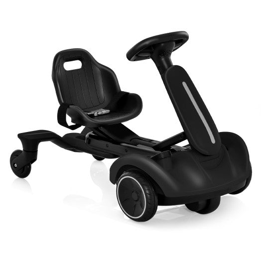6V Kids Ride on Drift Car with 360¡ã Spin and 2 Adjustable Heights-Black