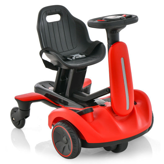 6V Kids Ride on Drift Car with 360¡ã Spin and 2 Adjustable Heights-Red