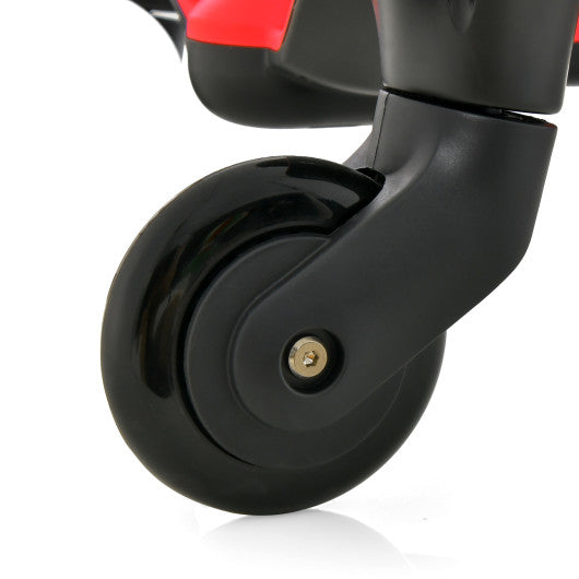 6V Kids Ride on Drift Car with 360¡ã Spin and 2 Adjustable Heights-Red