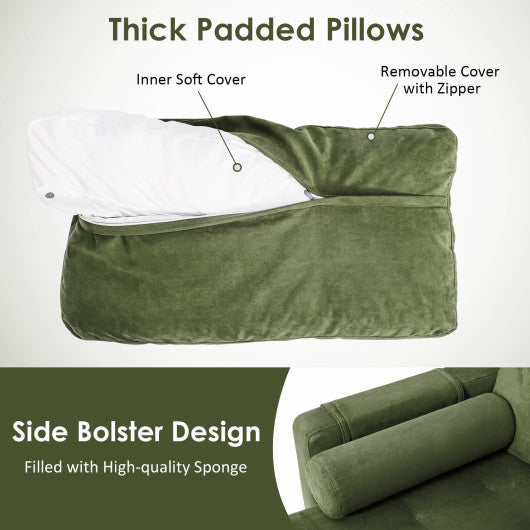 Modular 2-seat/3-Seat/4-Seat L-shaped Sectional Sofa Couch with Reversible Chaise and Socket USB Ports-3-Seat L-shaped