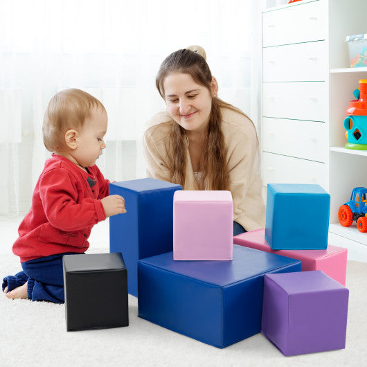 7-Piece Big Foam Building Blocks for Toddlers and Kids