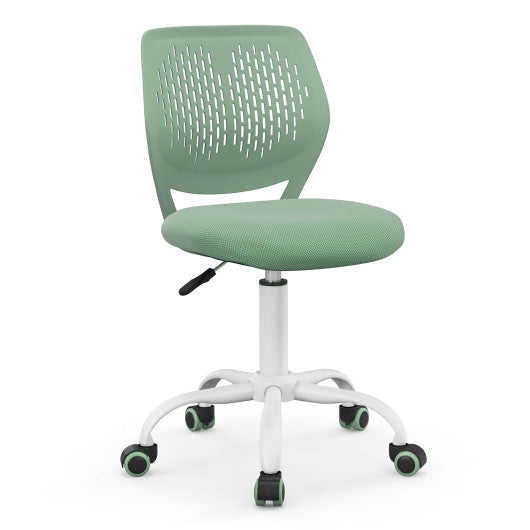Ergonomic Children Study Chair with Adjustable Height-Green