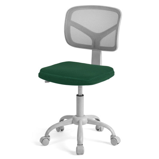 Kids Desk Chair with Adjustable Height-Dark Green