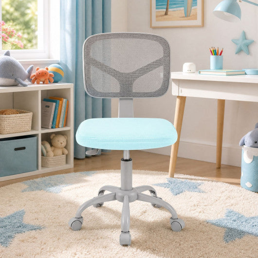 Kids Desk Chair with Adjustable Height-Light Green