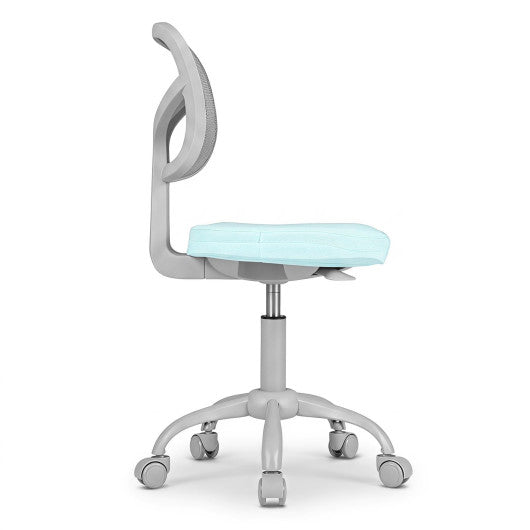 Kids Desk Chair with Adjustable Height-Light Green