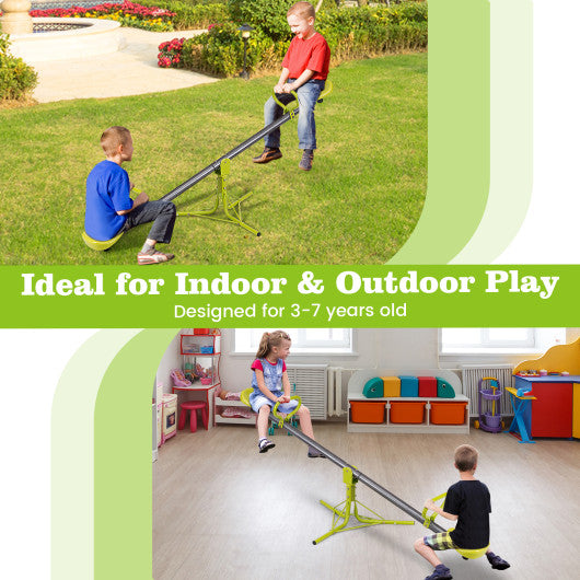 Kids Seesaw Swivel Children Teeter Totter Outdoor Play Set for 2 Children