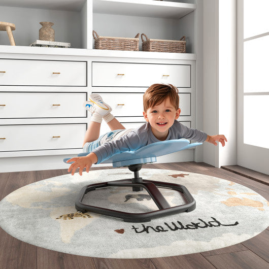 Kids Sensory Swivel Chair Elephant Petal 360¡ã Spinning Chair-Blue