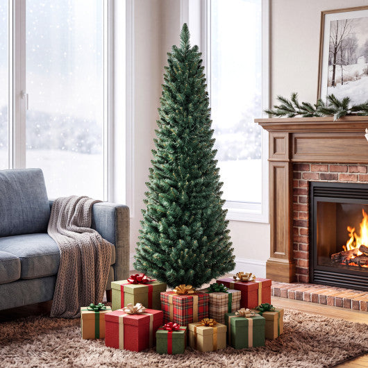 PVC Artificial Slim Pencil Christmas Tree-5 Feet