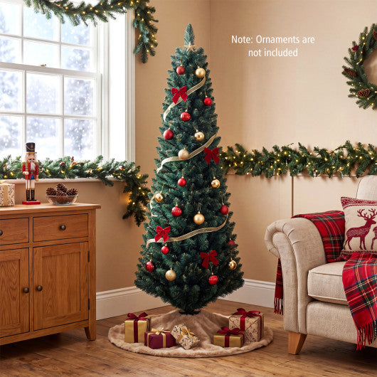 PVC Artificial Slim Pencil Christmas Tree-5 Feet