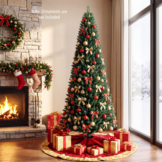 PVC Artificial Slim Pencil Christmas Tree-8 Feet