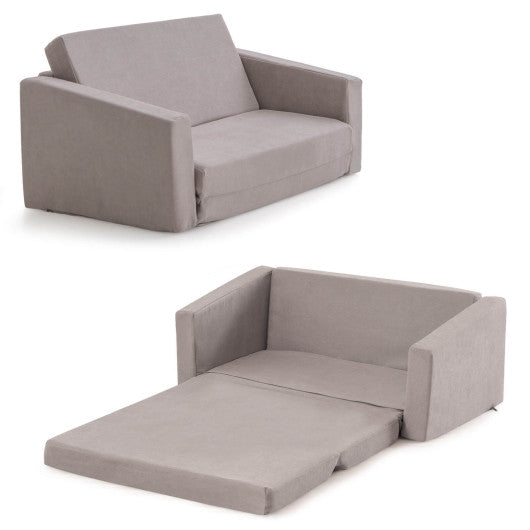 2-in-1 Children¡¯s Convertible Sofa to Lounger-L