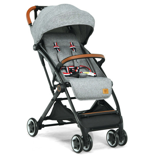 Ultra-Comfort Baby Stroller with Adjustable Recline Breathable Seat & Smooth Suspension