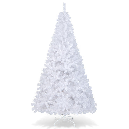 7 ft White Artificial PVC Christmas Tree with Stand