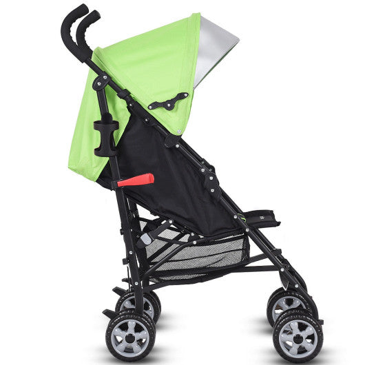 Folding Lightweight Baby Toddler Umbrella Travel Stroller-Green