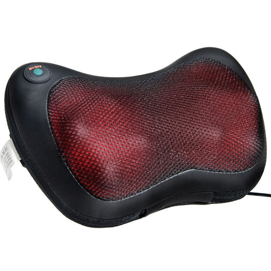 Shiatsu Pillow Massager with Heat Deep Kneading for Shoulder Neck and Back