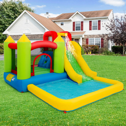 Outdoor Inflatable Bounce House with 480 W Blower