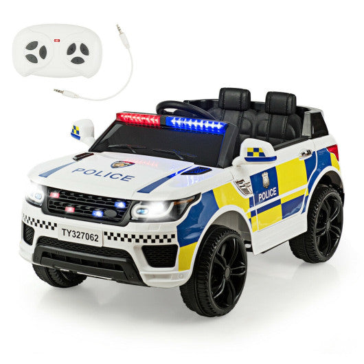 12V Kids Electric Ride On Car with Remote Control-White