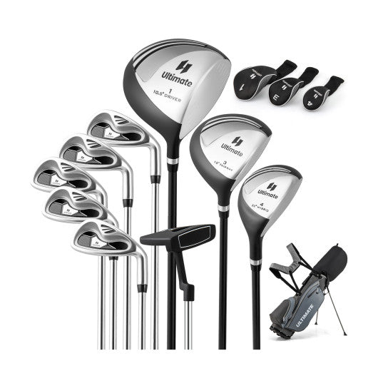 Men£ªs Profile Complete Golf Club Package Set Includes 10 Pieces-Gray