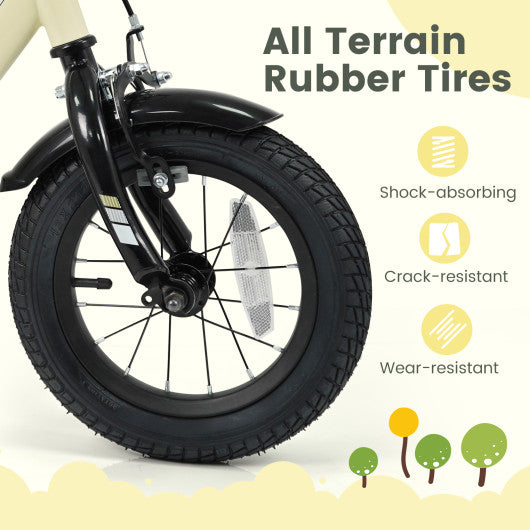 12 Inches Kids Bike Sport Bicycle with Removable Training Wheels