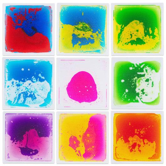 12 inches x 12 inches Toddler Sensory Floor Titles-9 Piece