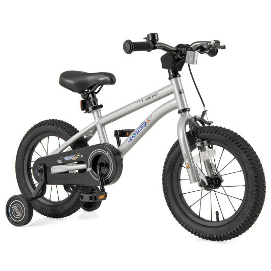 14-Inch Kids Bike Bicycle for Boys Girls 3-5 with High Carbon Steel Frame