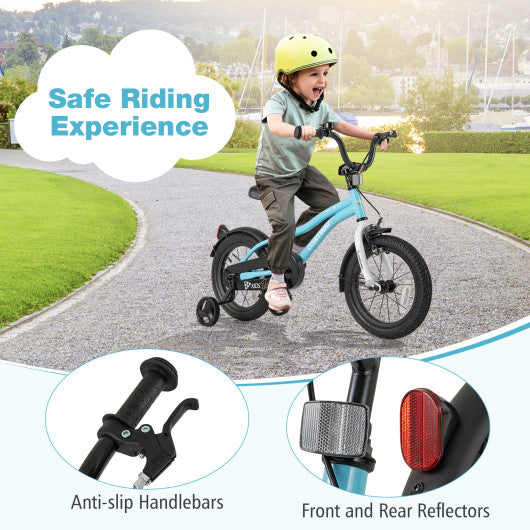14-Inch Kids Bike for 3-5 Years Old Children Bicycle with Training Wheels
