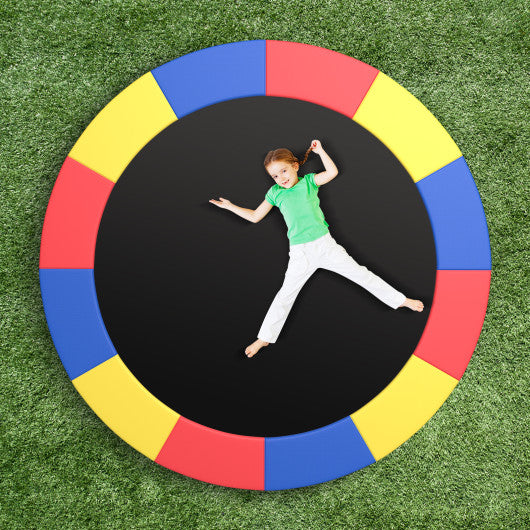 16 Feet Trampoline Pad Replacement Safety Pad with Fixing Straps (Multicolor)