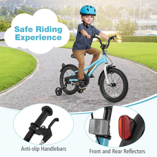 16-Inch Kids Bike for 4-7 Years Old Children Bicycle with Training Wheels