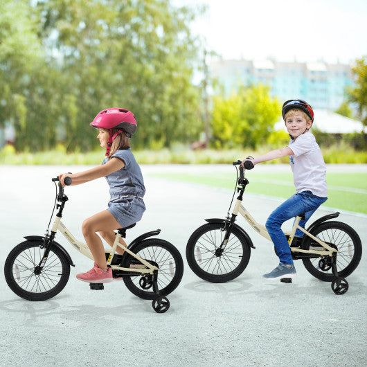 18 Inches Kids Bike Sport Bicycle with Removable Training Wheels