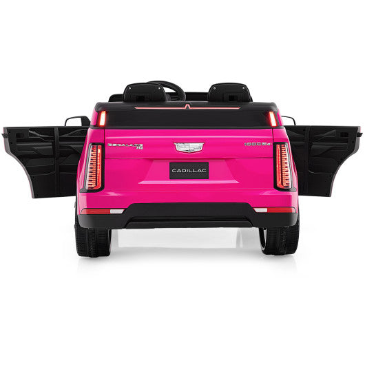 24V Ride on Truck 2-Seater Licensed Cadillac with Remote Control-Pink